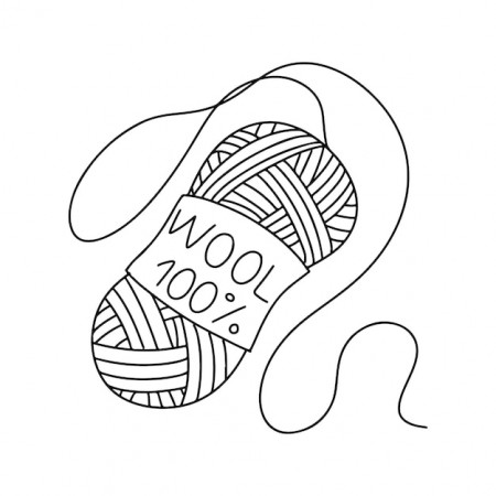wool coloring pages