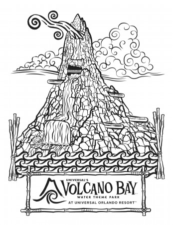 Coloring Pages for Universal Volcano ...