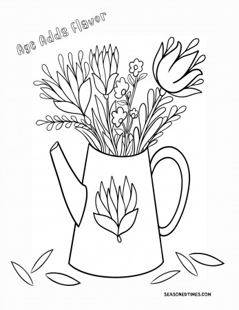 Coloring for Seniors – Seasoned Times