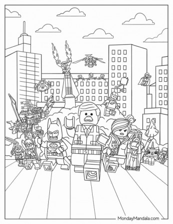 60 Lego Coloring Pages (Free PDF ...
