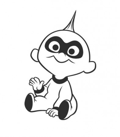 Jack Jack From The Incredibles Coloring Page - Download & Print Online Coloring  Pages for Free | Co… | Cartoon coloring pages, Coloring pages, Disney coloring  pages