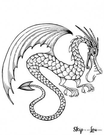 Dragon Coloring Pages | Skip To My Lou
