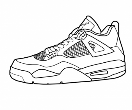 Free tennis shoes coloring pages to print - Enjoy Coloring | Shoes drawing,  Jordan shoes, Girl next door fashion
