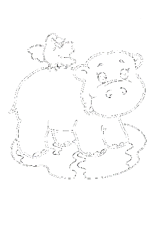 Coloring Pages Of Baby Zoo Animals - Coloring