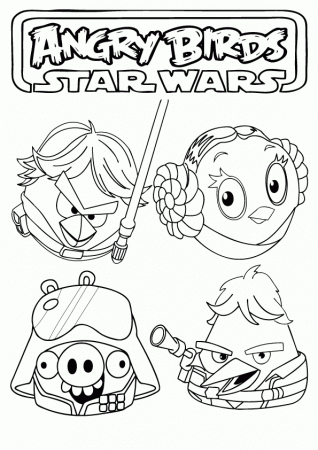Exercise Angry Birds Star Wars Coloring Sheets Az Coloring Pages ...