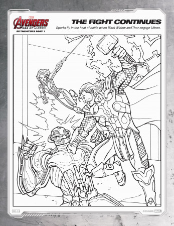 Avengers: Age of Ultron Coloring Sheets #Avengers #AgeOfUltron