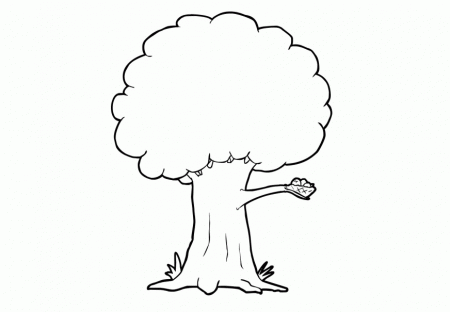 Tree - Coloring Pages for Kids and for Adults