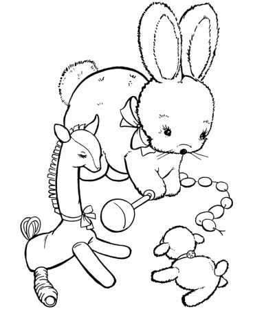 Toy Animal Coloring Pages | Stuffed ...
