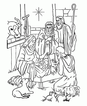 Search Results » Christmas Bible Coloring Pages