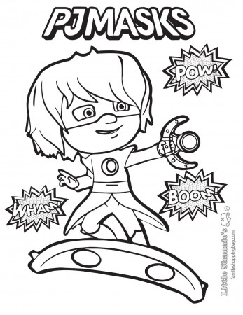 Coloring Page PJ Masks