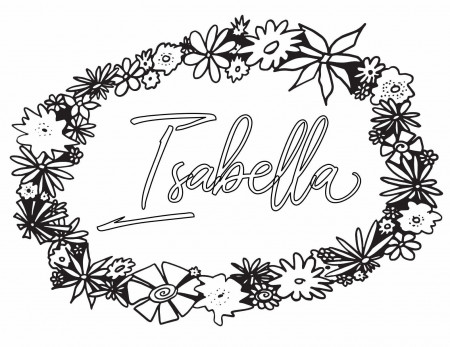 10 Isabella Coloring Pages - Free Printables — Stevie Doodles Free  Printable Coloring Pages