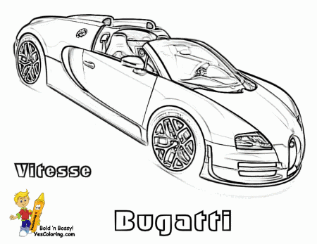 Super Fast Cars Coloring | Fast Cars | Free | Bugatti | Race Cars