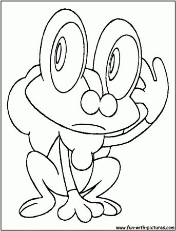Froakie Coloring Page