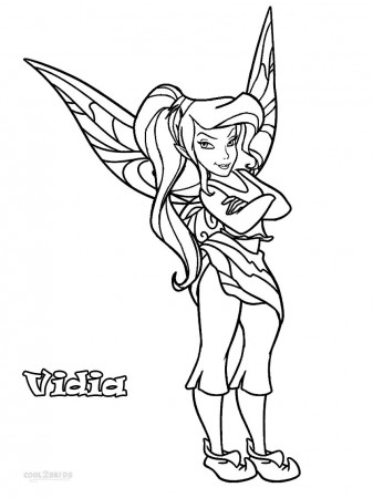Printable Disney Fairies Coloring Pages For Kids