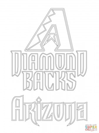 Arizona Diamondbacks Logo coloring page ...