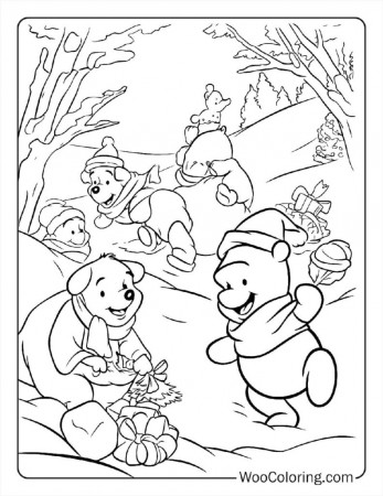 100+ Disney Christmas coloring pages ...