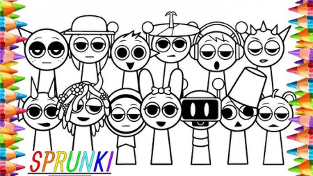 Incredibox SPRUNKI Coloring Pages | NCS ...