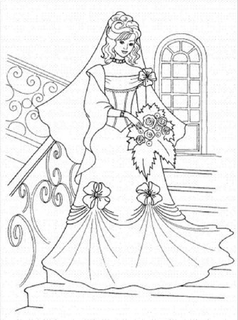 Royal Princess Coloring Pages - Coloring and Drawing