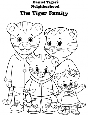 Daniel Tiger Coloring Pages - Free Printable Coloring Pages for Kids