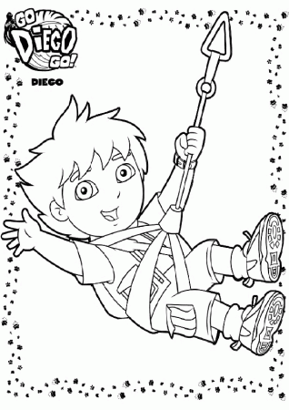 Coloring pages | Go diego go ...