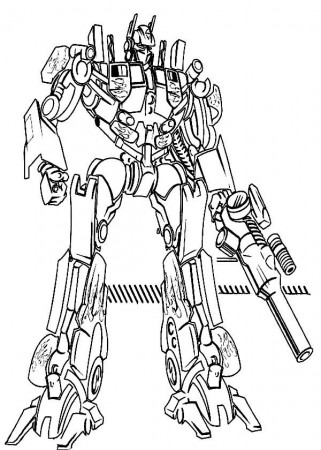 Transformer Optimus Prime Coloring Pages | Sesiweb.us