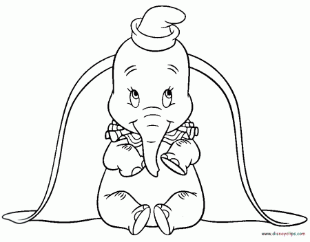 Disney Dumbo Printable Coloring Pages | Disney Coloring Book