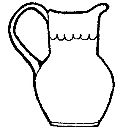 Pitcher coloring pages