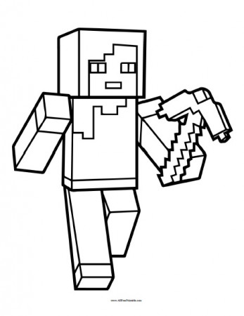 34 Minecraft Skin Coloring Pages - Free Printable Coloring Pages