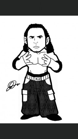 Pin by Ian Kelley on WWE (With images) | Cool coloring pages, Hardy, Chibi