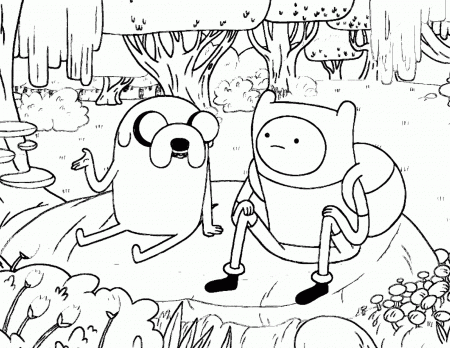 Adventure Time - Coloring Pages for Kids and for Adults