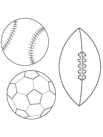 Ball coloring pages