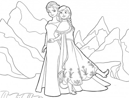 elsa anna castle coloring page - Clip Art Library