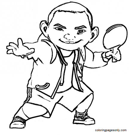 Chin from Over the Moon Coloring Pages - Over the Moon Coloring Pages - Coloring  Pages For Kids And Adults