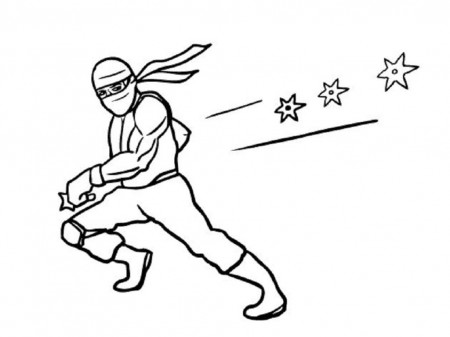 Ninja coloring pages to download and print for free