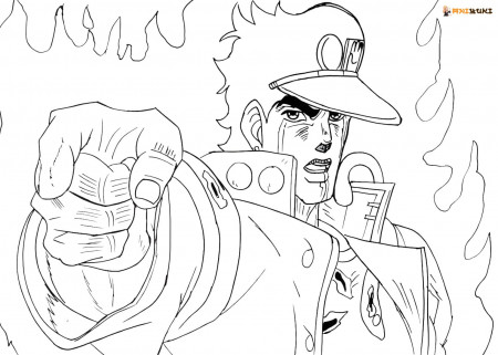 JoJo's Bizarre Adventures Coloring Pages - Print and Color