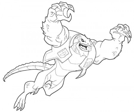 batman killer croc coloring pages - Clip Art Library