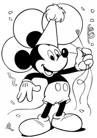 Free Mickey Mouse Coloring Pages Image 27 For Kids - VoteForVerde.com