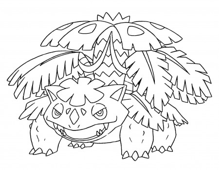 Pokemon Coloring Pages Mega Venusaur – From the thousands of photographs on  the web concerni… | Pokemon coloring pages, Animal coloring pages, Minion coloring  pages