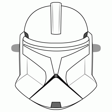 Clone Trooper Mask Template | Free Printable Papercraft Templates