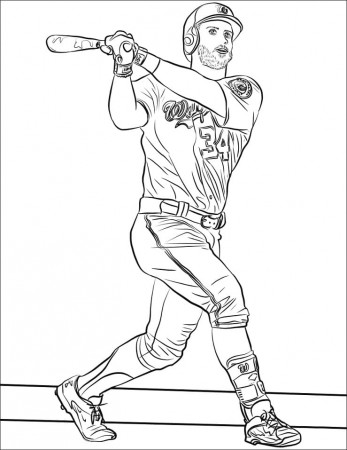 MLB Coloring Pages - Free Printable Coloring Pages for Kids
