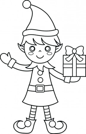 Elf On The Shelf Coloring Pages PDF (Complete) - Coloringfolder.com |  Christmas coloring sheets, Printable christmas coloring pages, Free  christmas coloring pages