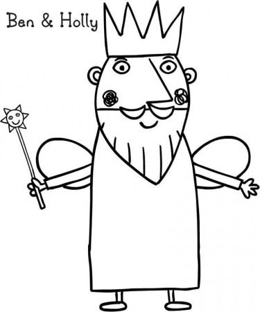 Ben And Holly's Little Kingdom Coloring Page - Free Printable Coloring Pages  for Kids