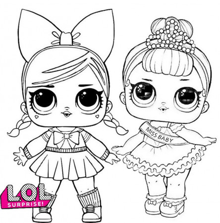 Fancy LOL Surprise Coloring Page for Girls | Coloring pages for girls,  Unicorn coloring pages, Lol dolls