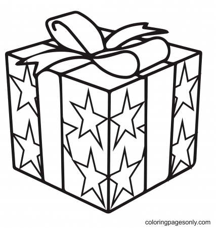 Christmas Gifts Coloring Pages - Coloring Pages For Kids And Adults