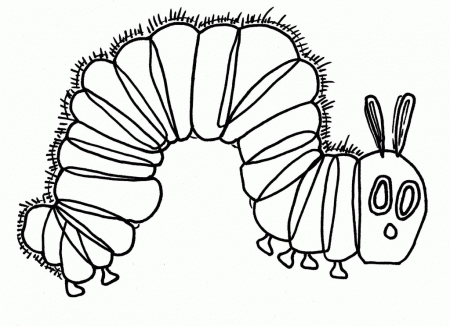 Very Hungry Caterpillar Butterfly Coloring Page - coloringmania.pw ...