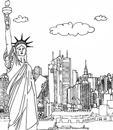 NYC coloring pages