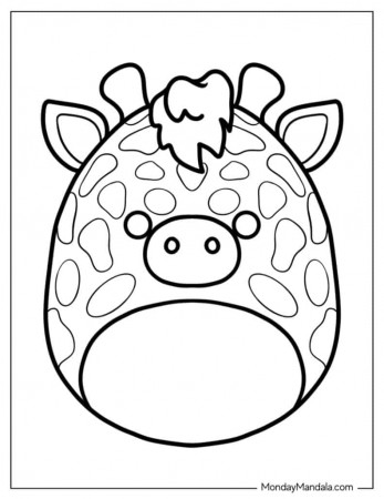 50 Squishmallow Coloring Pages (Free ...