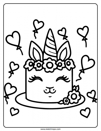 Unicorn Coloring Pages – Sketch Repo