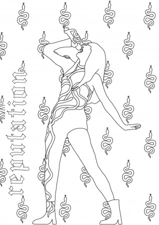 Taylor Swift Reputation Coloring Page ...