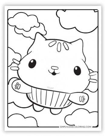 Gabby's Dollhouse Coloring Pages (Free ...